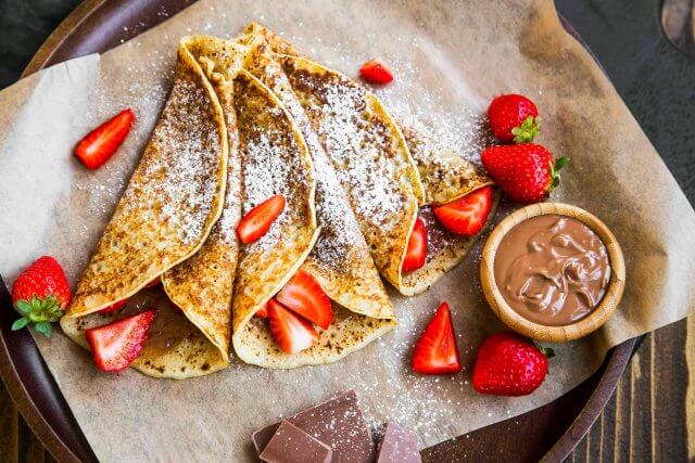 french crepes with strasberrys and chocolate 123rf 2022 copy 2